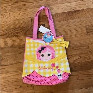 Pink and Yellow Kids Tote Bag